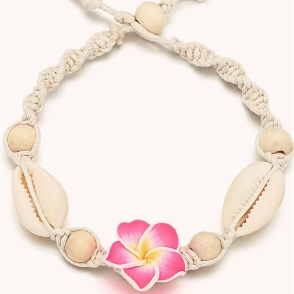 Floor and Seashell Anklet - Picture 3 of 3